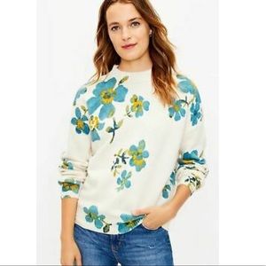 Loft Floral Sweater